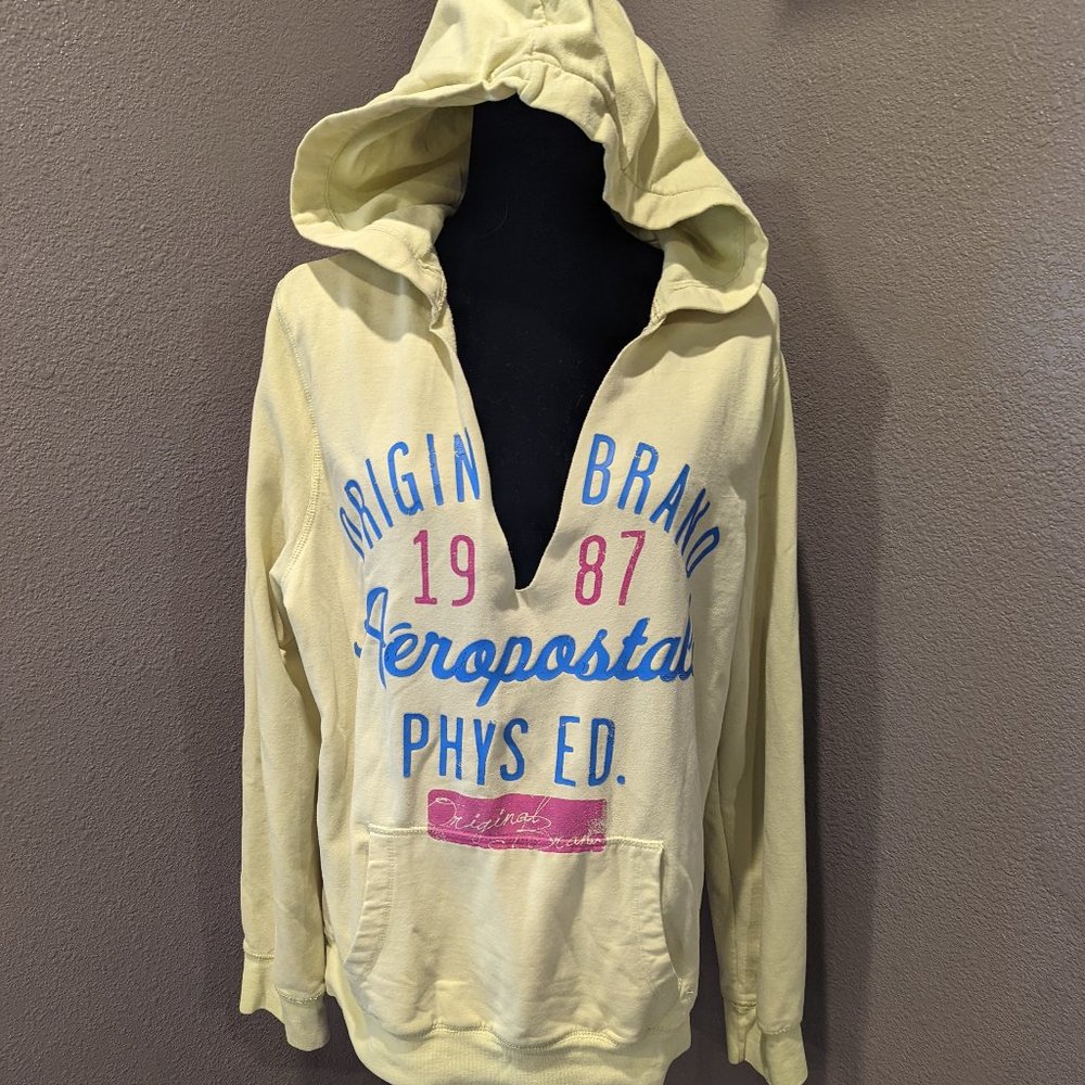 Aeropostale Stretch V-neck Hoodie